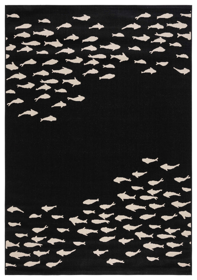 Safavieh Courtyard Cy6077 - 25621 Black/Beige Rug - Safavieh - cy6077 - 25621 - 5