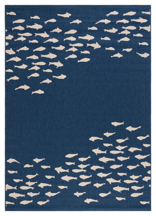 Safavieh Courtyard Cy6077 - 25821 Navy/Beige Rug - Safavieh - cy6077 - 25821 - 5
