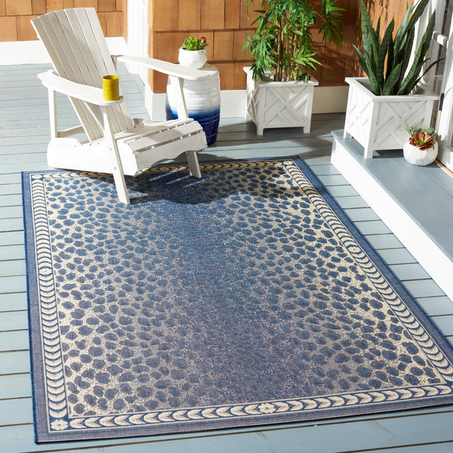 Safavieh Courtyard Cy6100 - 25812 Navy/Beige Rugs - Safavieh - cy6100 - 25812 - 2