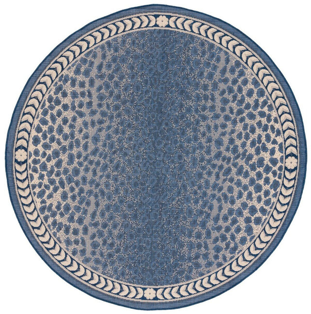 Safavieh Courtyard Cy6100 - 25812 Navy/Beige Rugs - Safavieh - cy6100 - 25812 - 7r