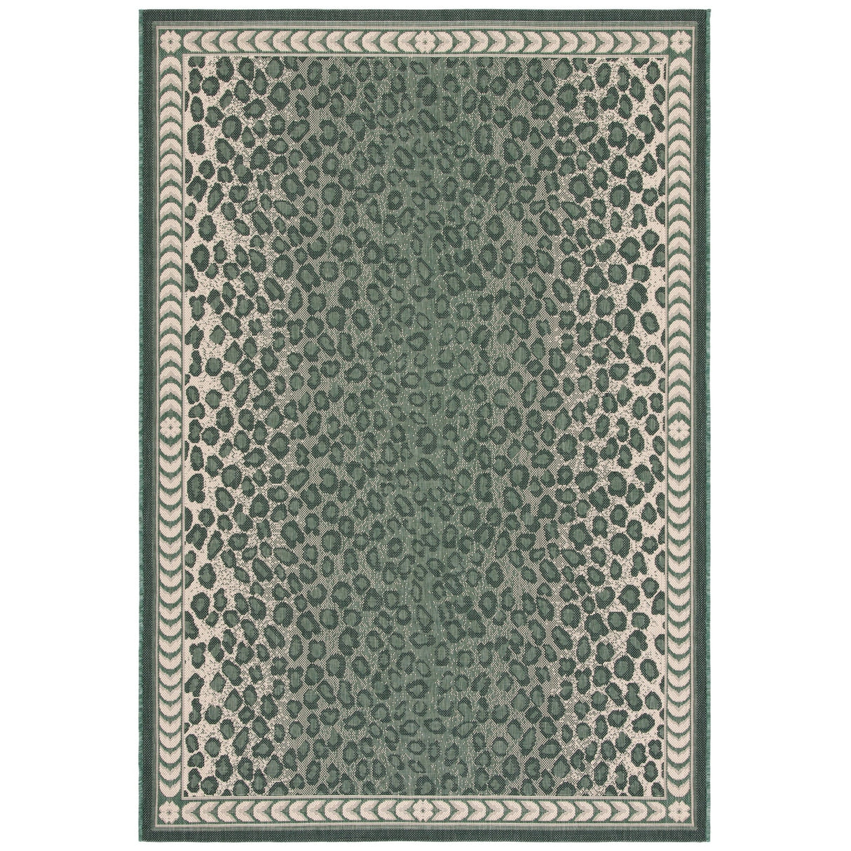 Safavieh Courtyard Cy6100 - 32212 Dark Green/Ivory Rugs - Safavieh - cy6100 - 32212 - 2