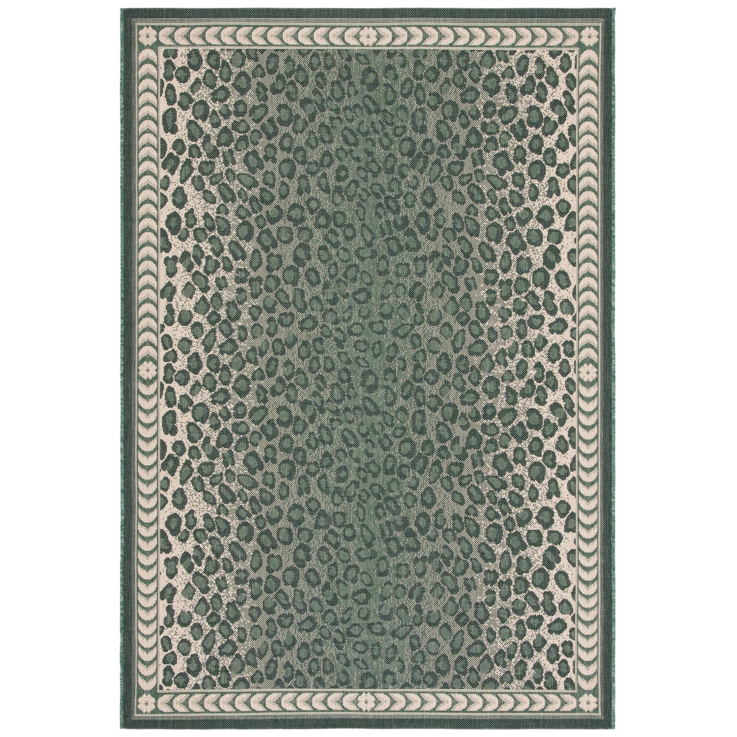 Safavieh Courtyard Cy6100 - 32212 Dark Green/Ivory Rugs - Safavieh - cy6100 - 32212 - 2