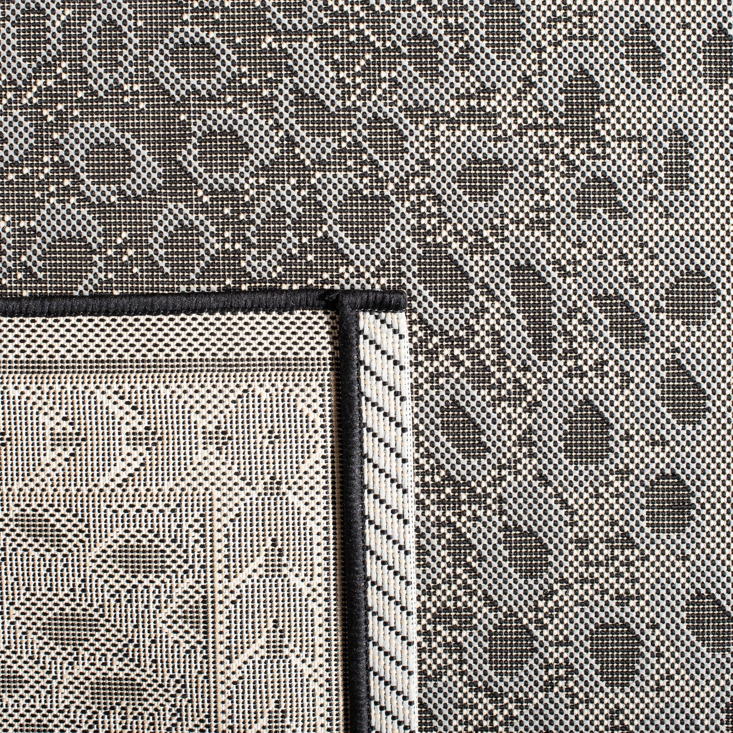 Safavieh Courtyard Cy6100 Grey/Black Rug - Safavieh - cy6100 - 25612 - 7r