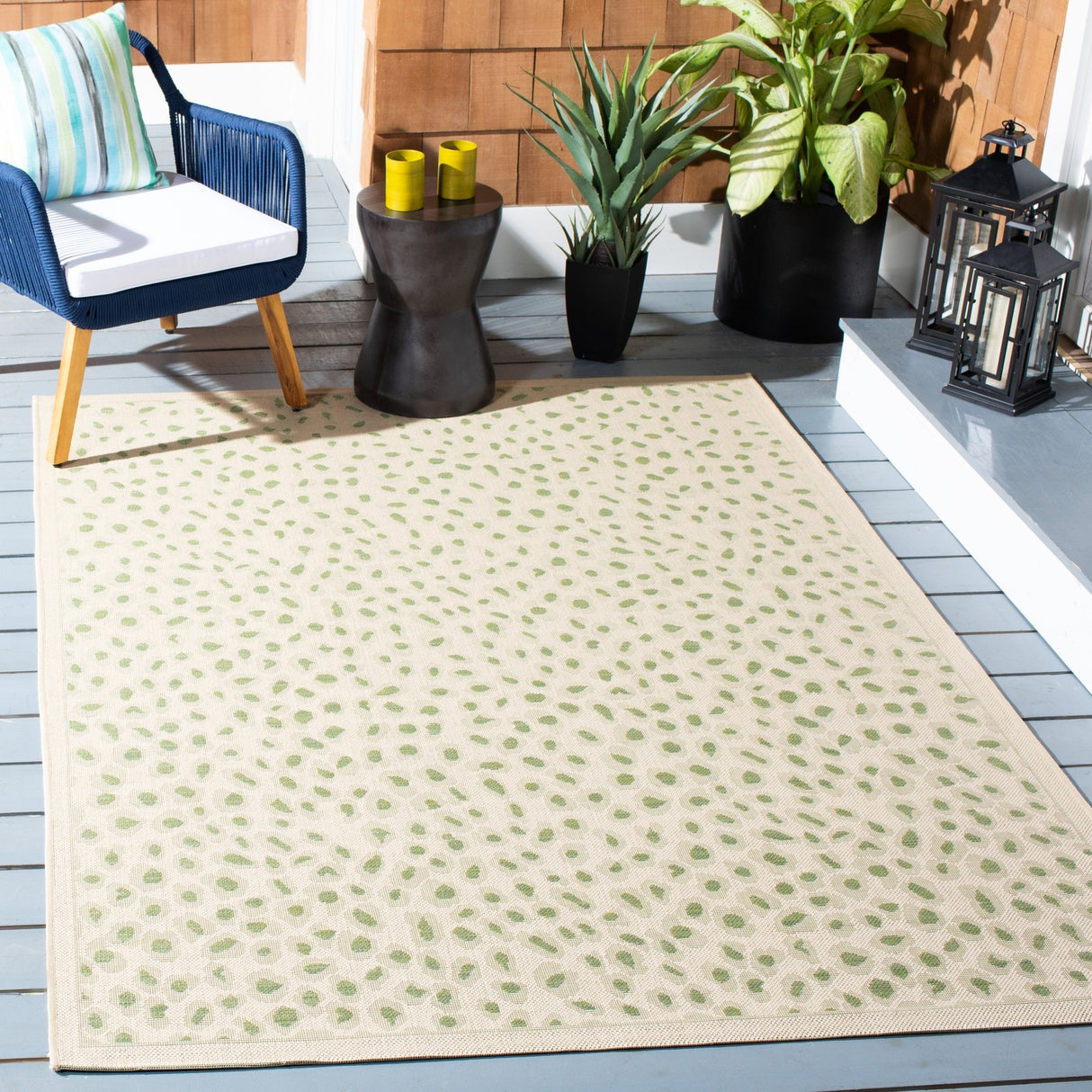 Safavieh Courtyard Cy6104 - 45312 Beige/Green Rugs - Safavieh - cy6104 - 45312 - 2