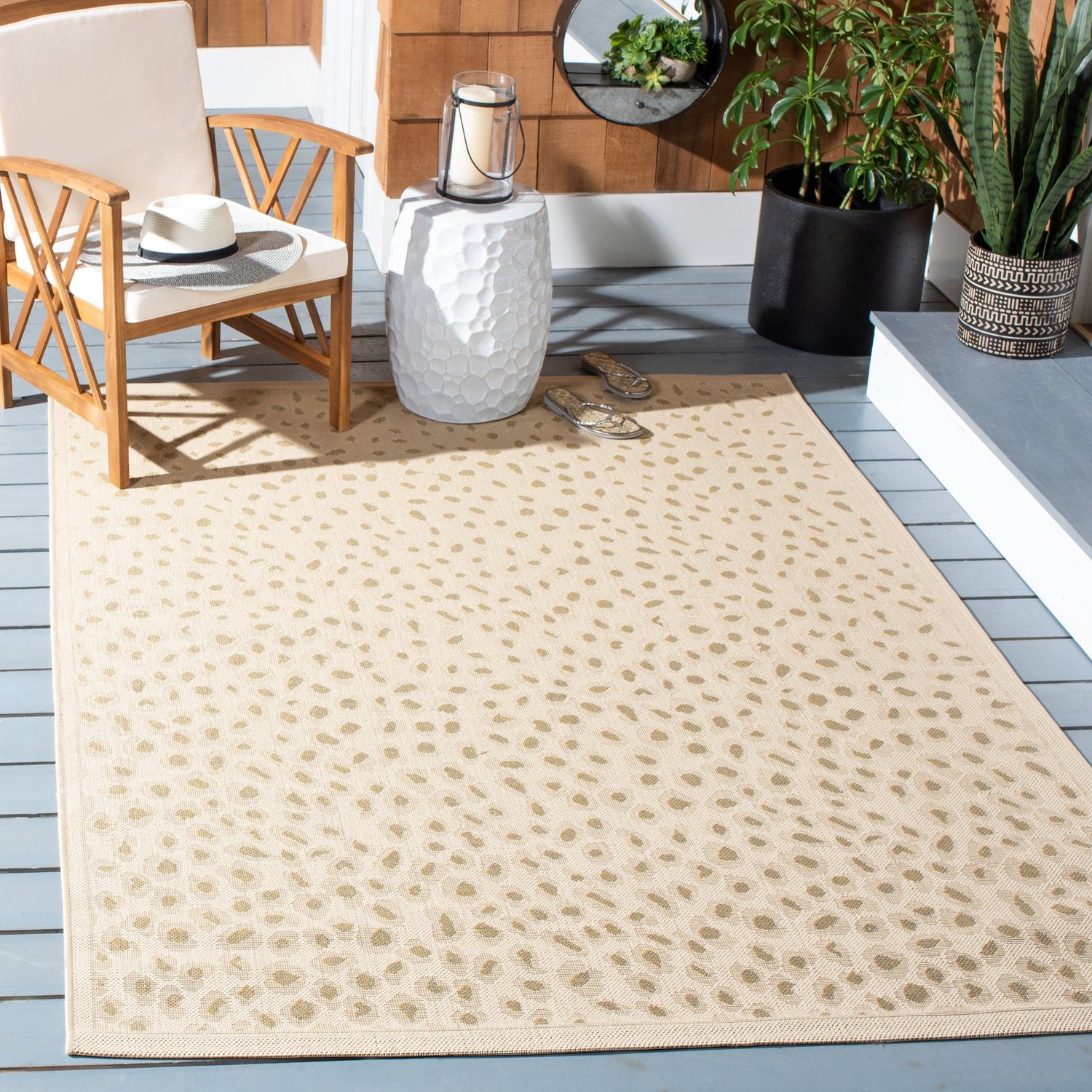 Safavieh Courtyard Cy6104 Beige/Gold Rug - Safavieh - cy6104 - 23612 - 2