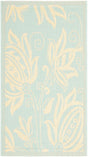 Safavieh Courtyard Cy6109 - 25 Aqua / Cream Rugs - Safavieh - cy6109 - 25 - 2