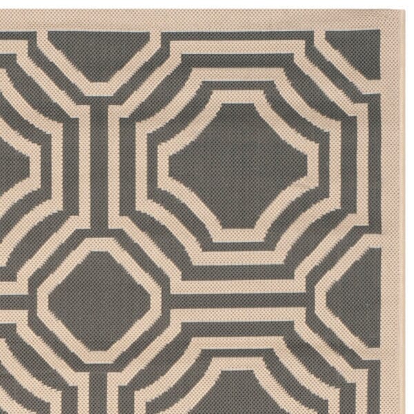 Safavieh Courtyard Cy6112 - 246 Anthracite / Beige Rugs - Safavieh - cy6112 - 246 - 2