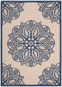 Safavieh Courtyard Cy6139 - 258 Beige / Navy Rugs - Safavieh - cy6139 - 258 - 2