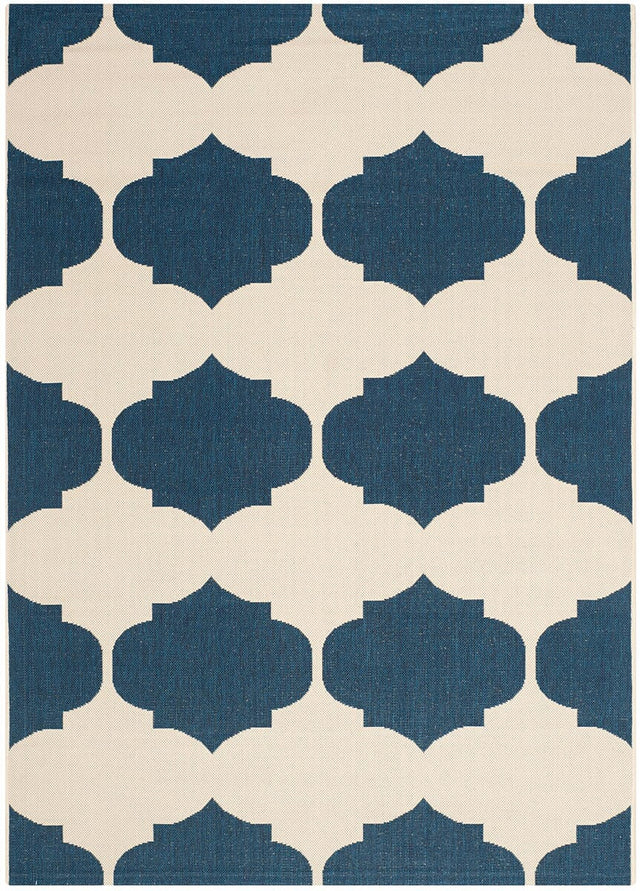 Safavieh Courtyard Cy6162 - 258 Beige / Navy Rugs - Safavieh - cy6162 - 258 - 2