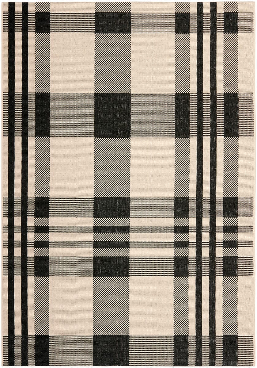 Safavieh Courtyard Cy6201 - 216 Black / Bone Rugs - Safavieh - cy6201 - 216 - 2