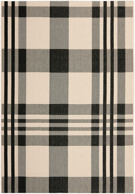 Safavieh Courtyard Cy6201 - 216 Black / Bone Rugs - Safavieh - cy6201 - 216 - 2
