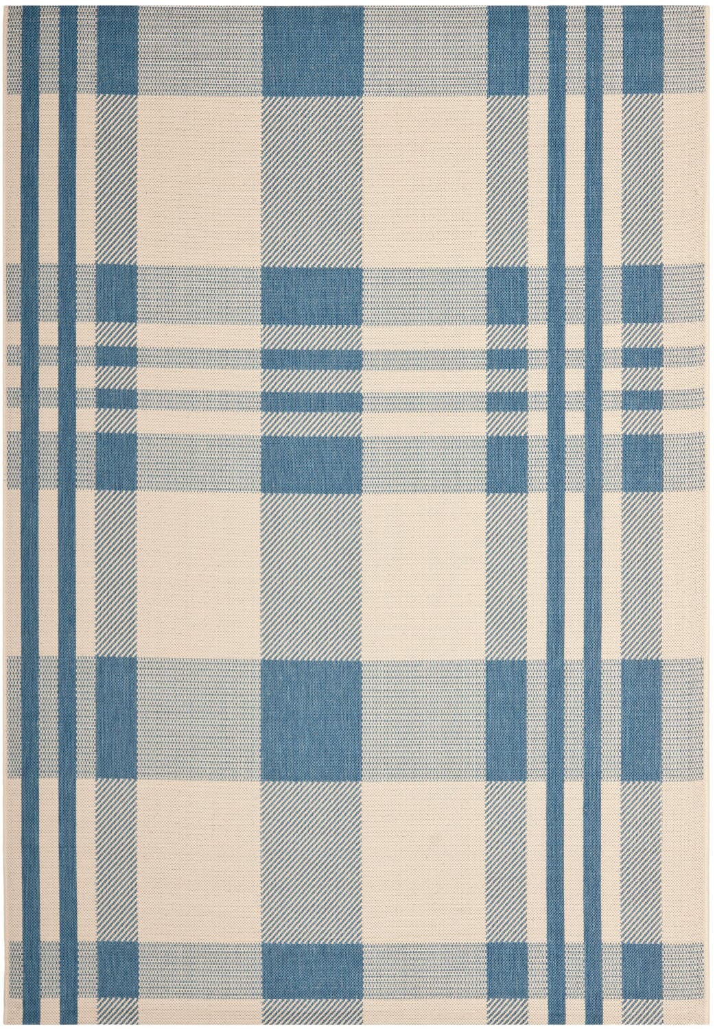 Safavieh Courtyard Cy6201 - 233 Beige / Blue Rugs - Safavieh - cy6201 - 233 - 7sq