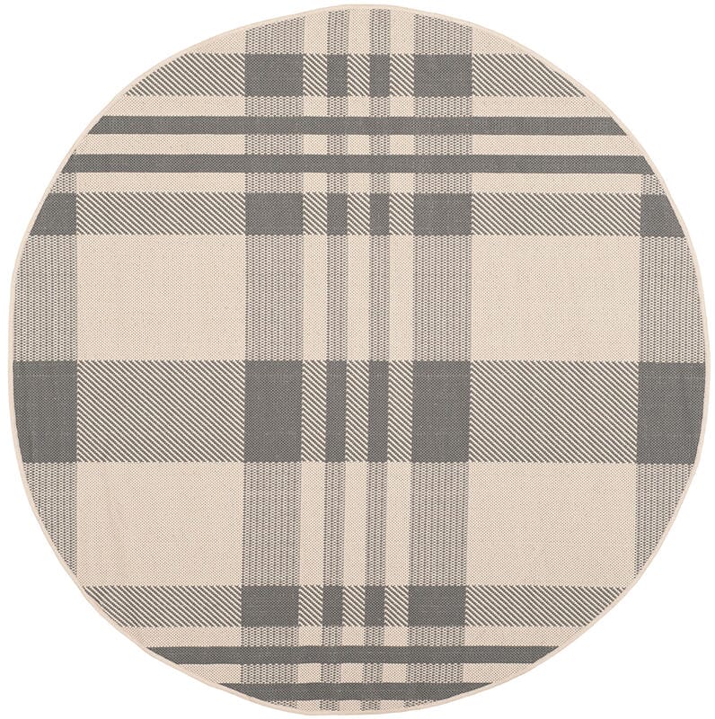 Safavieh Courtyard Cy6201 - 236 Grey / Bone Rugs - Safavieh - cy6201 - 236 - 5r