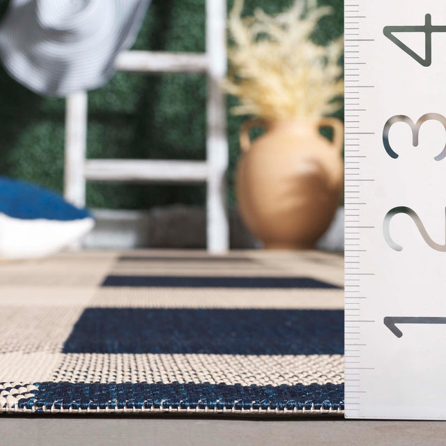 Safavieh Courtyard Cy6201 - 258 Navy/Beige Rug - Safavieh - cy6201 - 258 - 3r