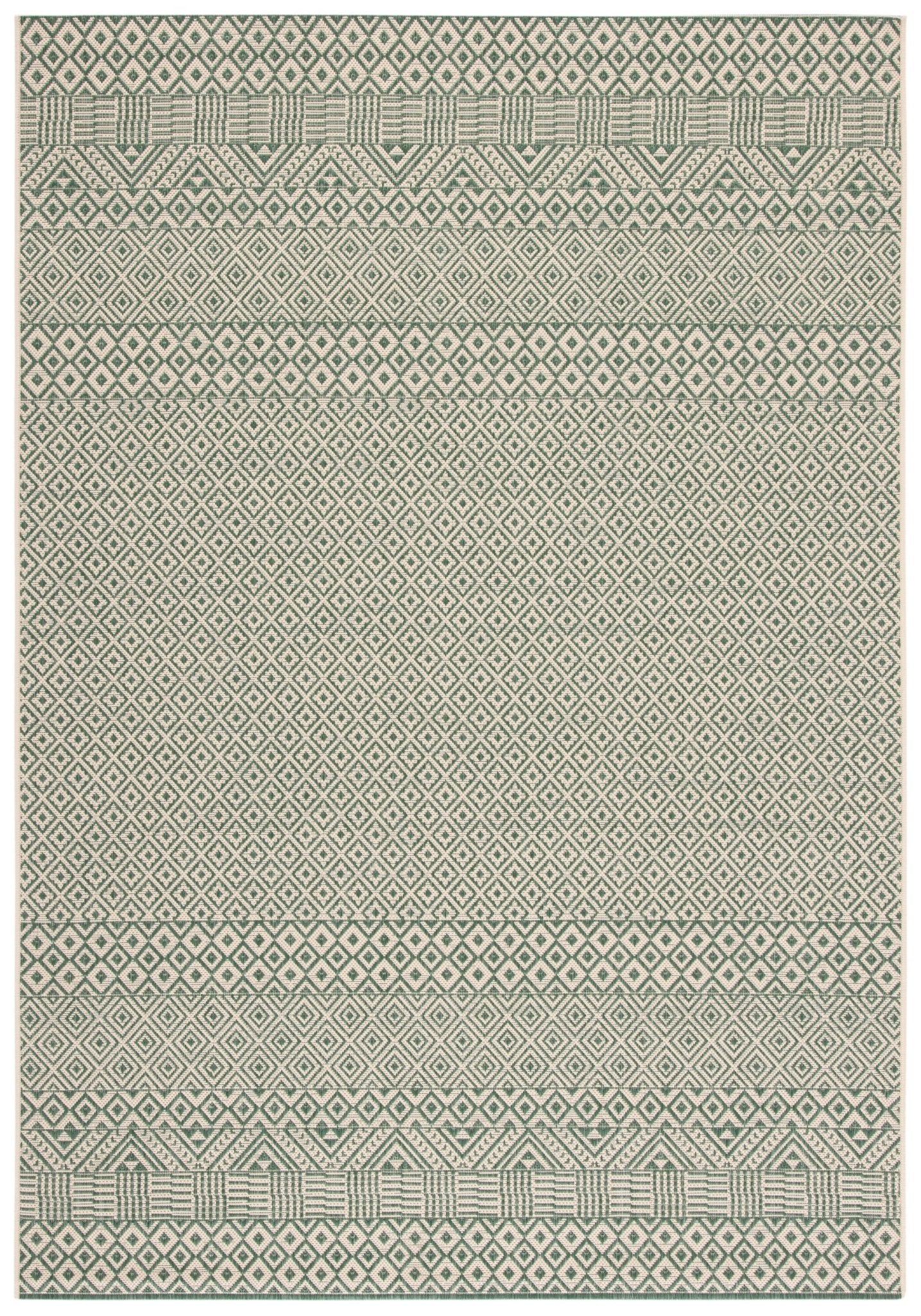 Safavieh Courtyard Cy6235 - 32212 Dark Green/Beige Rugs - Safavieh - cy6235 - 32212 - 2
