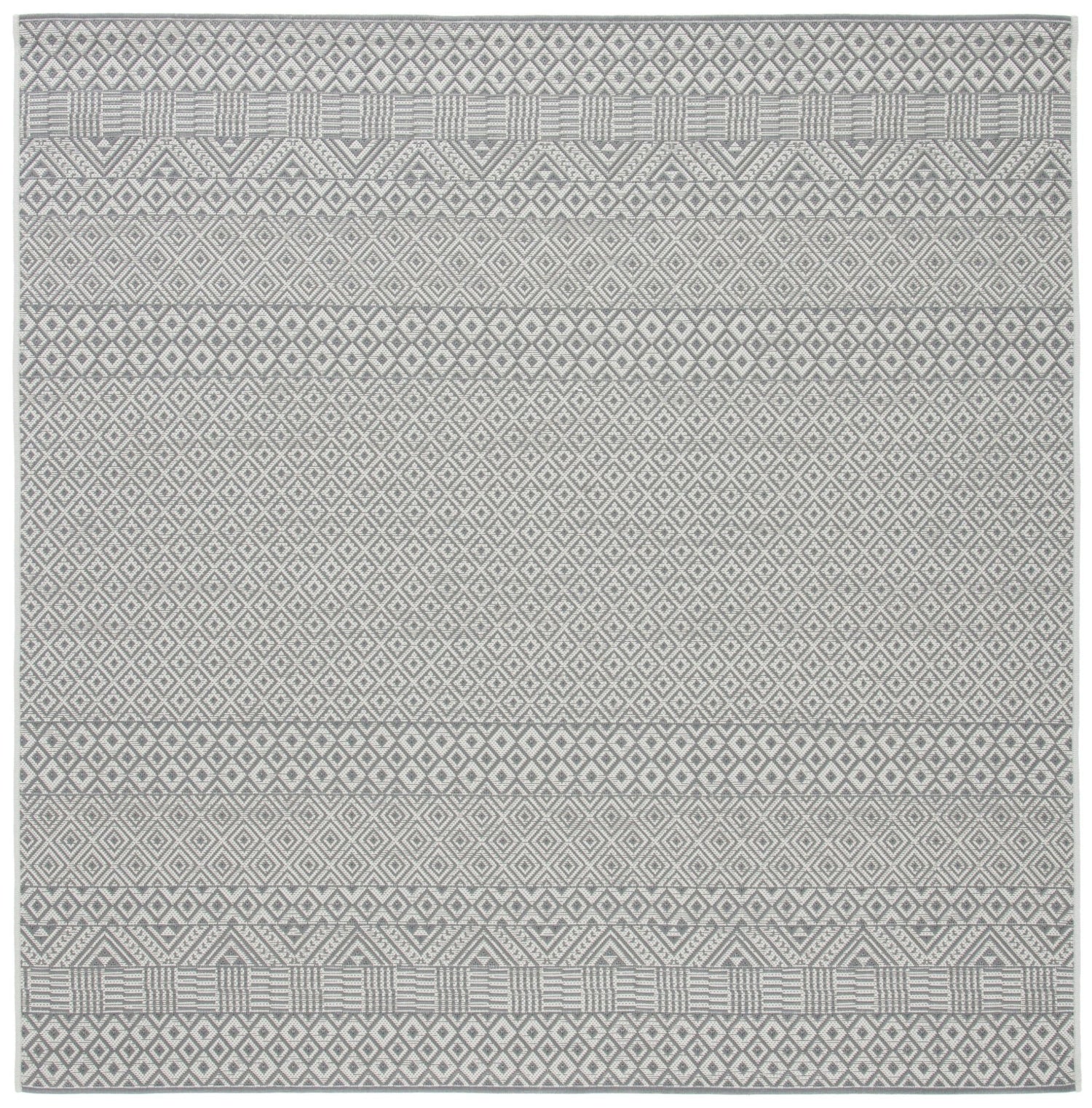 Safavieh Courtyard Cy6235 Brown/Grey Rug - Safavieh - cy6235 - 07812 - 4sq