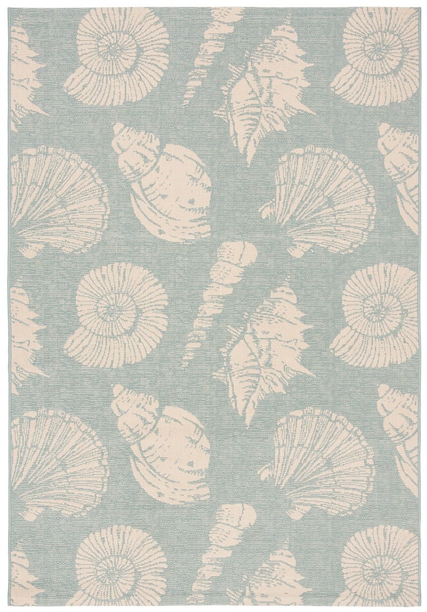Safavieh Courtyard Cy6239 - 21321 Aqua / Beige Rugs - Safavieh - cy6239 - 21321 - 4