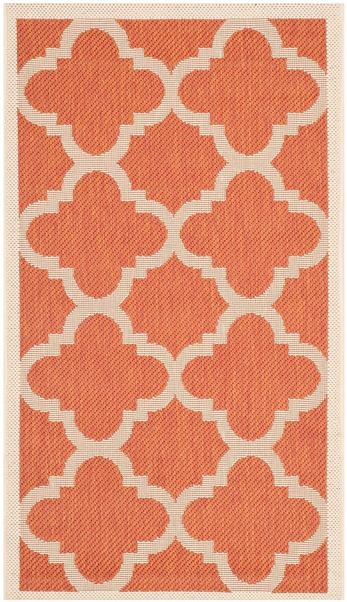Safavieh Courtyard Cy6243 - 241 Terracotta Rugs - Safavieh - cy6243 - 241 - 5r