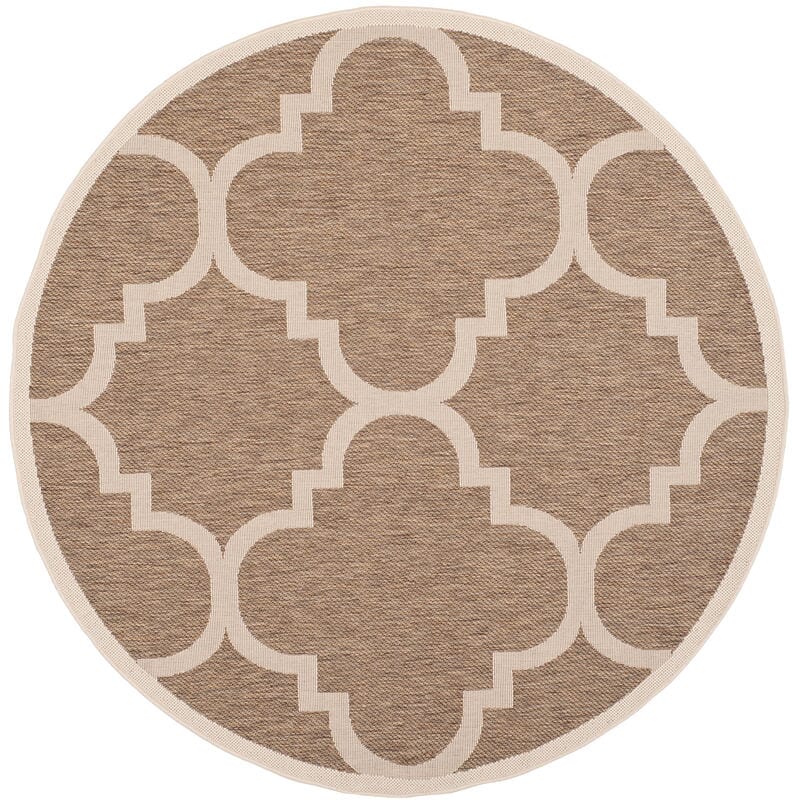Safavieh Courtyard Cy6243 - 242 Brown Rugs - Safavieh - cy6243 - 242 - 5r
