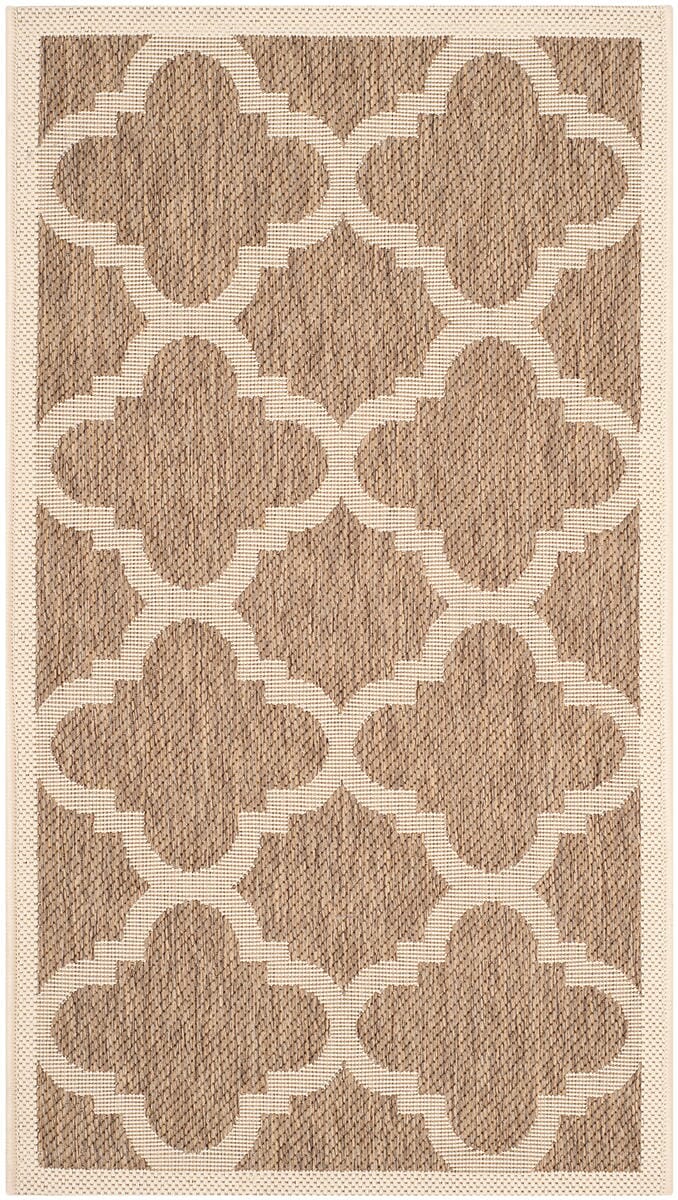Safavieh Courtyard Cy6243 - 242 Brown Rugs - Safavieh - cy6243 - 242 - 5r