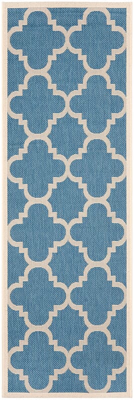 Safavieh Courtyard Cy6243 - 243 Blue / Beige Rugs - Safavieh - cy6243 - 243 - 27
