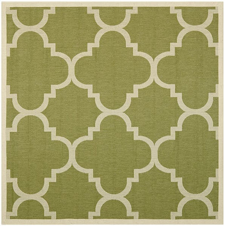 Safavieh Courtyard Cy6243 - 244 Green / Beige Rugs - Safavieh - cy6243 - 244 - 4sq