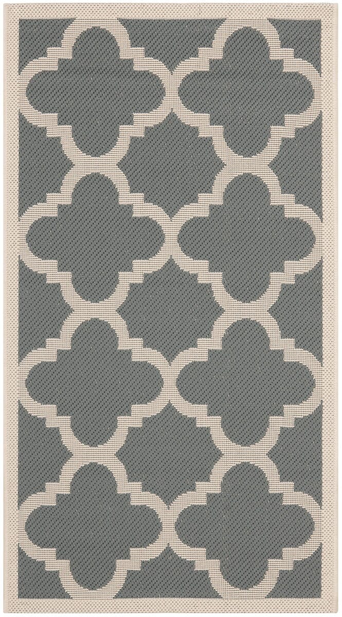 Safavieh Courtyard Cy6243 - 246 Grey / Beige Rugs - Safavieh - cy6243 - 246 - 4r