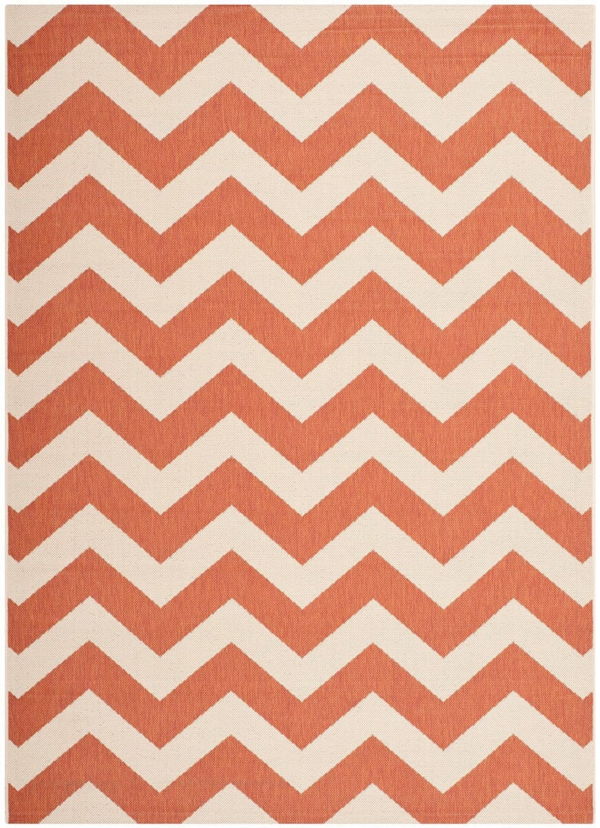 Safavieh Courtyard Cy6244 - 241 Terracotta / Beige Rugs - Safavieh - cy6244 - 241 - 2