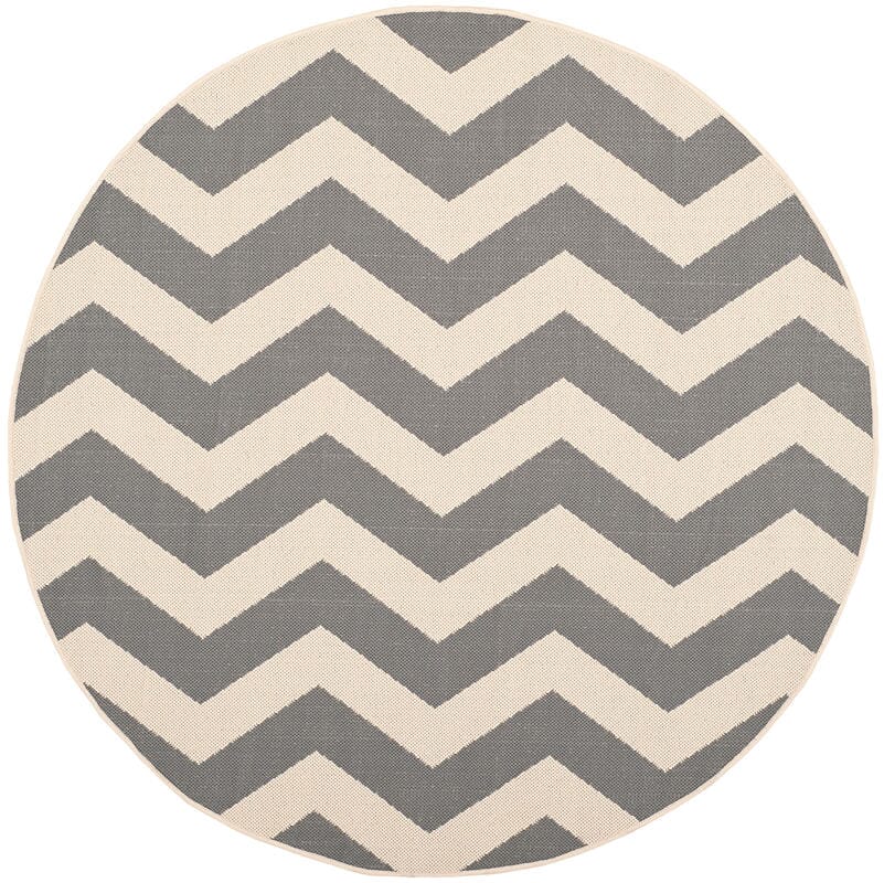 Safavieh Courtyard Cy6245 - 246 Grey / Beige Rugs - Safavieh - cy6245 - 246 - 4r
