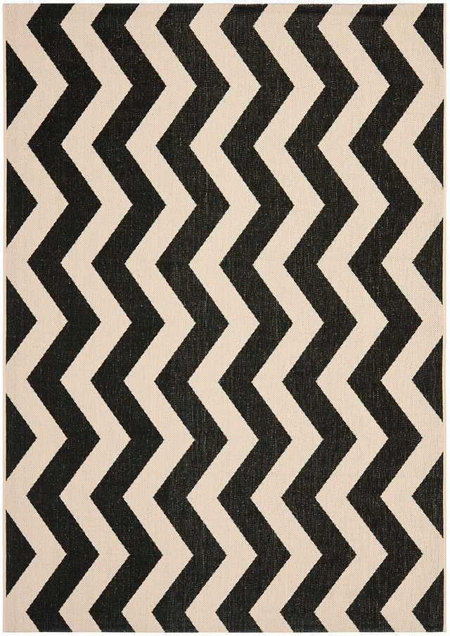 Safavieh Courtyard Cy6245 - 256 Black / Beige Rugs - Safavieh - cy6245 - 256 - 2