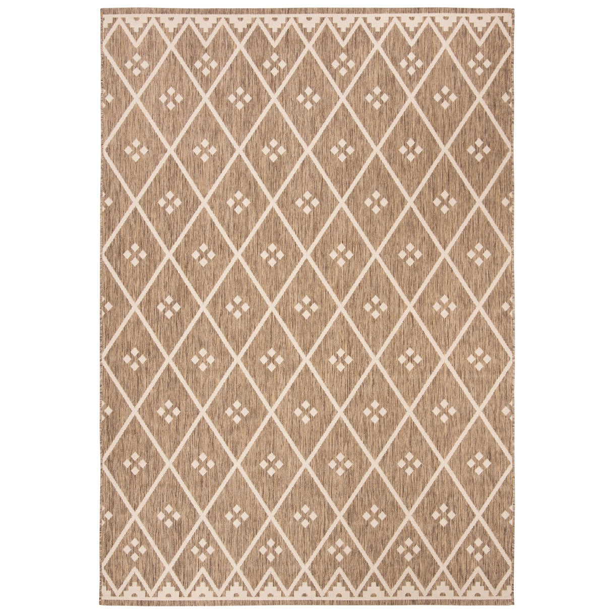 Safavieh Courtyard Cy6303 - 232 Brown/Light Beige Rugs - Safavieh - cy6303 - 232 - 3