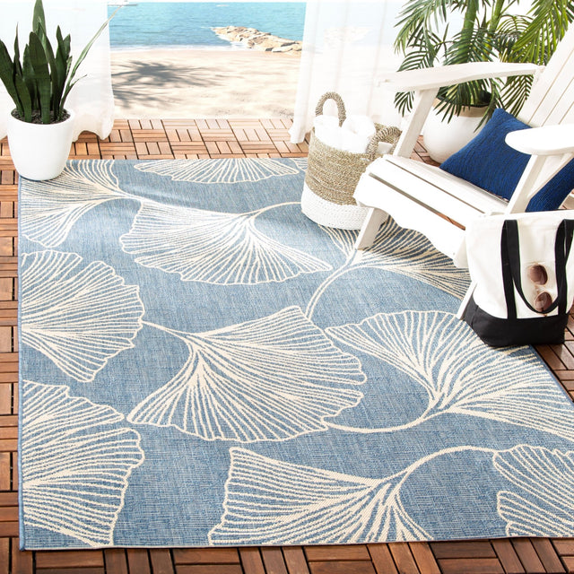 Safavieh Courtyard Cy6305 - 233 Blue/Light Beige Rugs - Safavieh - cy6305 - 233 - 5