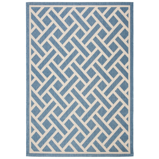 Safavieh Courtyard Cy6306 - 233 Blue/Light Beige Rugs - Safavieh - cy6306 - 233 - 5