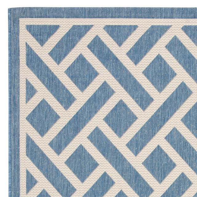 Safavieh Courtyard Cy6306 - 233 Blue/Light Beige Rugs - Safavieh - cy6306 - 233 - 5