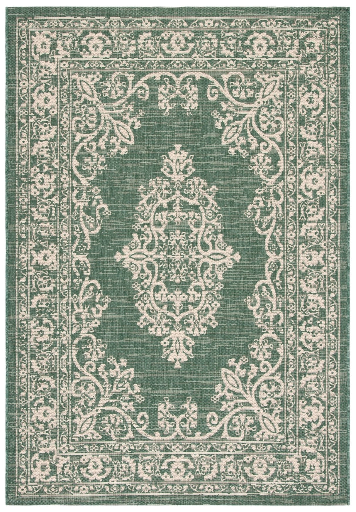 Safavieh Courtyard Cy6332 - 32221 Dark Green/Beige Rugs - Safavieh - cy6332 - 32221 - 2