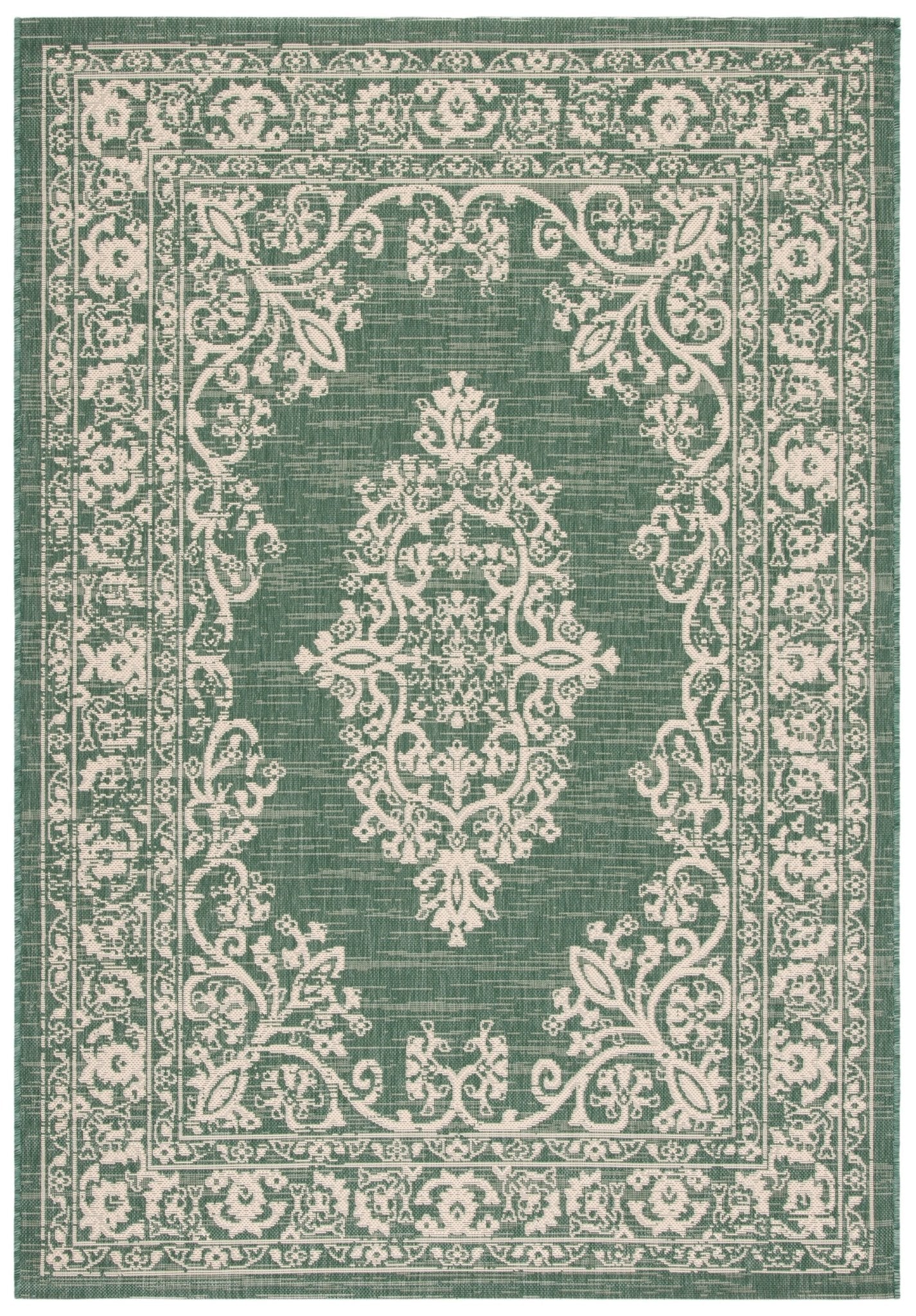 Safavieh Courtyard Cy6332 - 32221 Dark Green/Beige Rugs - Safavieh - cy6332 - 32221 - 2