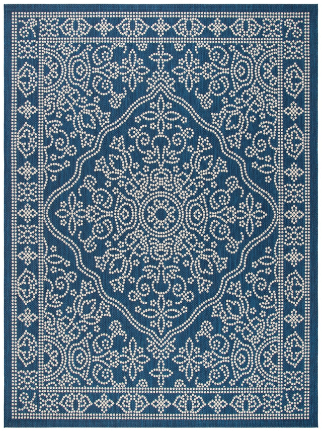 Safavieh Courtyard Cy6344 - 25821 Navy/Beige Rug - Safavieh - cy6344 - 25821 - 28