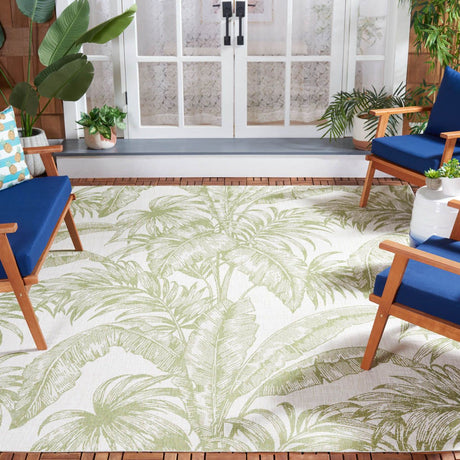 Safavieh Courtyard Cy6373 - 527 Ivory/Green Rug - Safavieh - cy6373 - 527 - 4