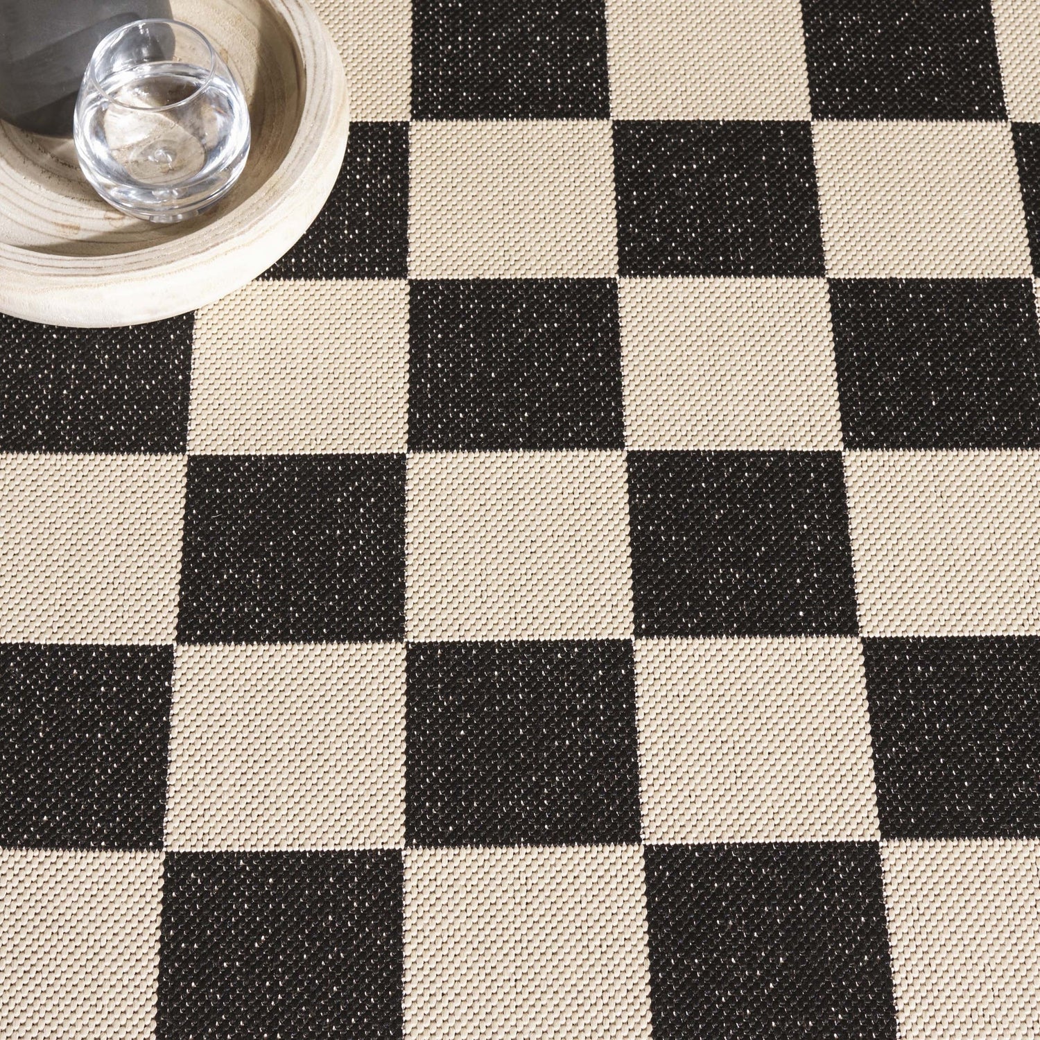 Safavieh Courtyard Cy6442 - 25621 Black/Beige Rug - Safavieh - cy6442 - 25621 - 3r