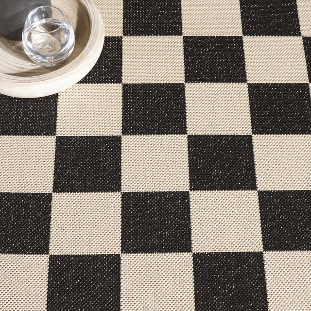 Safavieh Courtyard Cy6442 - 25621 Black/Beige Rug - Safavieh - cy6442 - 25621 - 3r