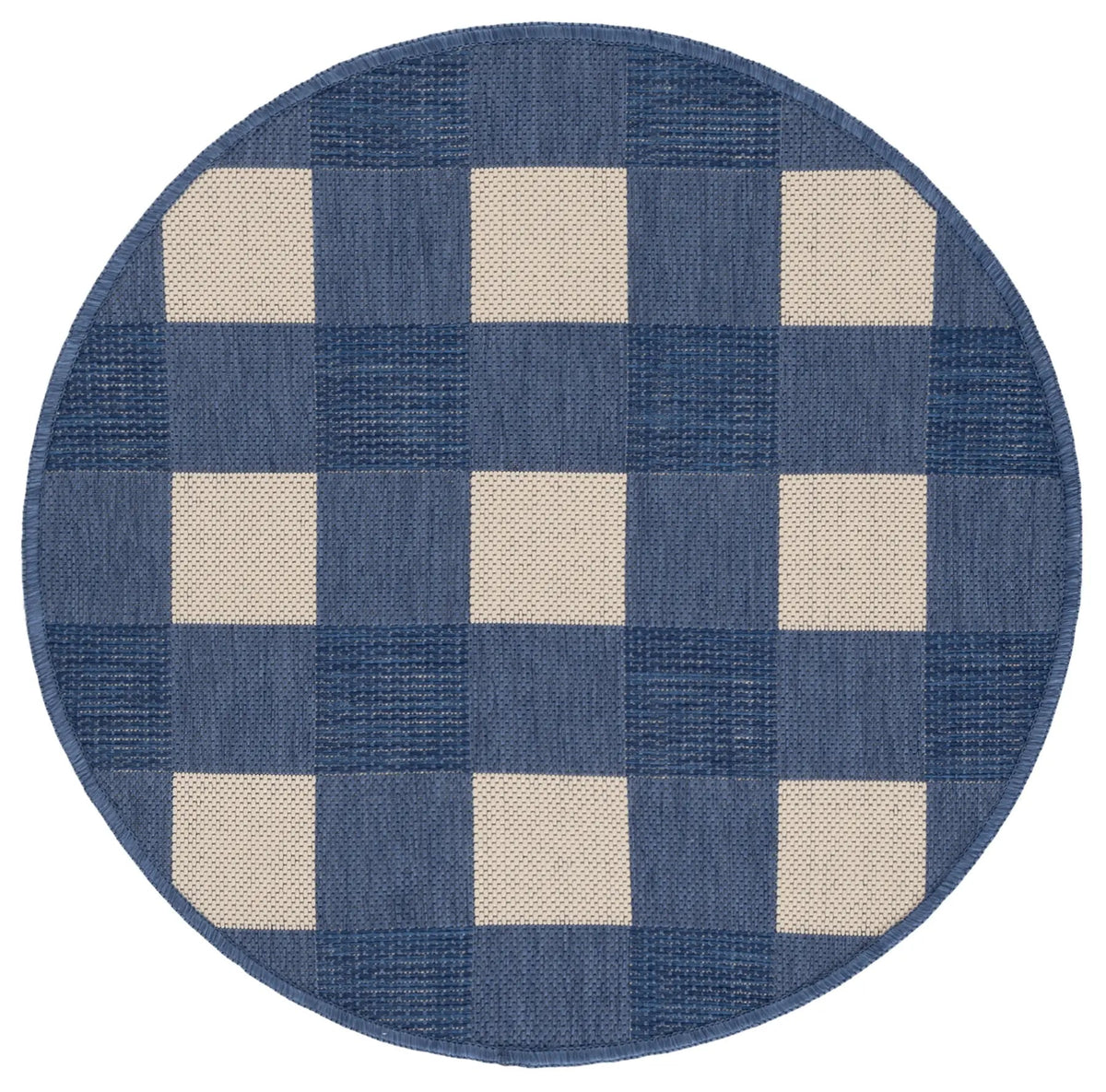 Safavieh Courtyard 2'-7" x 2'-7" Rug in Blue / Beige