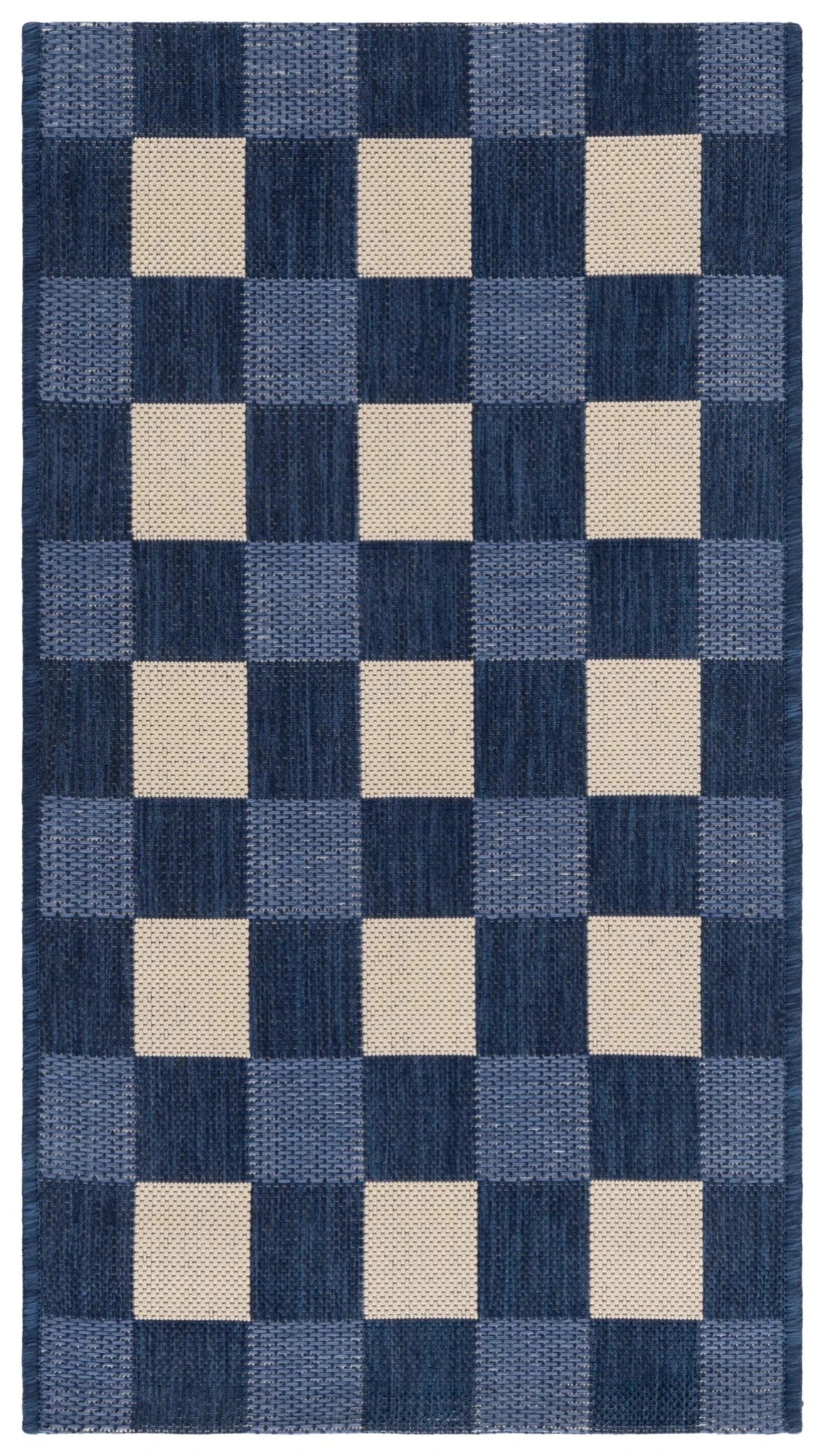Safavieh Courtyard 2'-0" x 3'-7" Rug in Navy / Beige