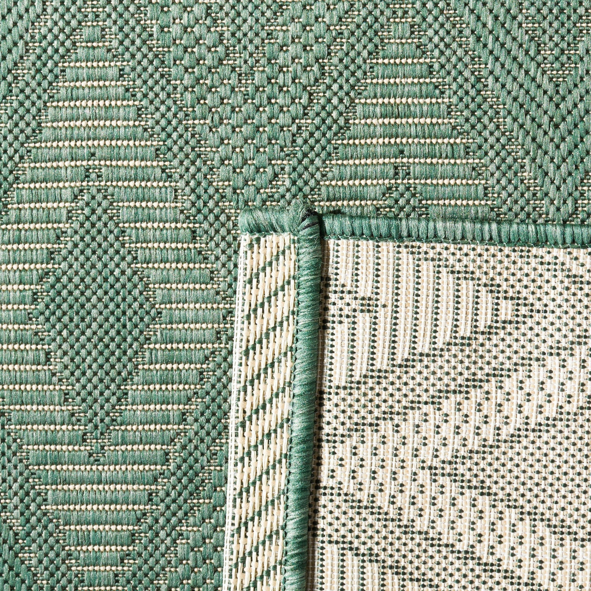 Safavieh Courtyard Cy6522 - 32222 Dark Green/Beige Rugs - Safavieh - cy6522 - 32222 - 2