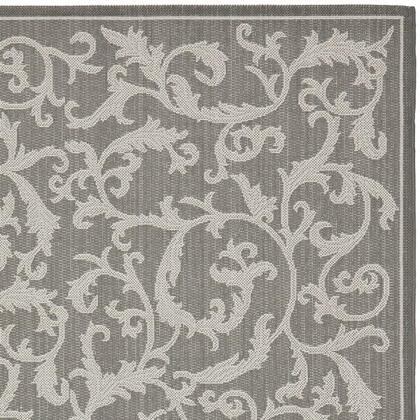 Safavieh Courtyard Cy6533 - 87 Anthracite / Light Grey Rugs - Safavieh - cy6533 - 87 - 2