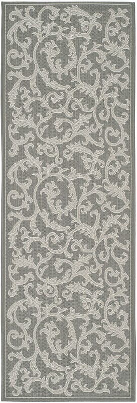 Safavieh Courtyard Cy6533 - 87 Anthracite / Light Grey Rugs - Safavieh - cy6533 - 87 - 27