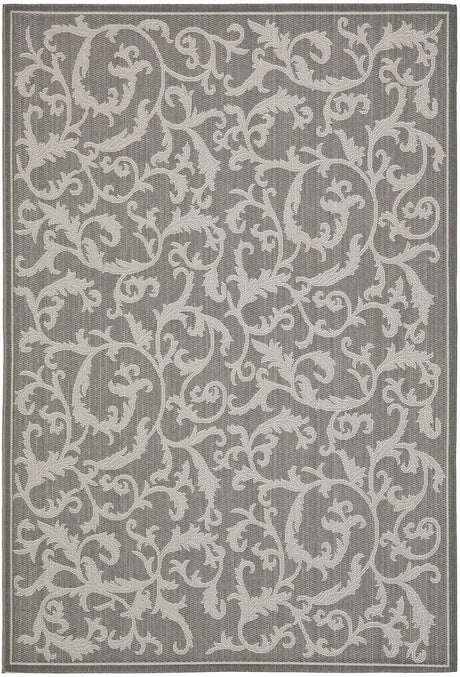 Safavieh Courtyard Cy6533 - 87 Anthracite / Light Grey Rugs - Safavieh - cy6533 - 87 - 5r