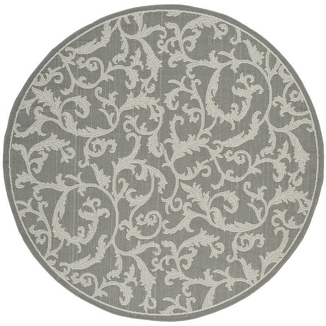 Safavieh Courtyard Cy6533 - 87 Anthracite / Light Grey Rugs - Safavieh - cy6533 - 87 - 5r