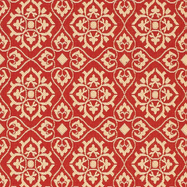 Safavieh Courtyard Cy6550 - 28 Red / Creme Rugs - Safavieh - cy6550 - 28 - 2