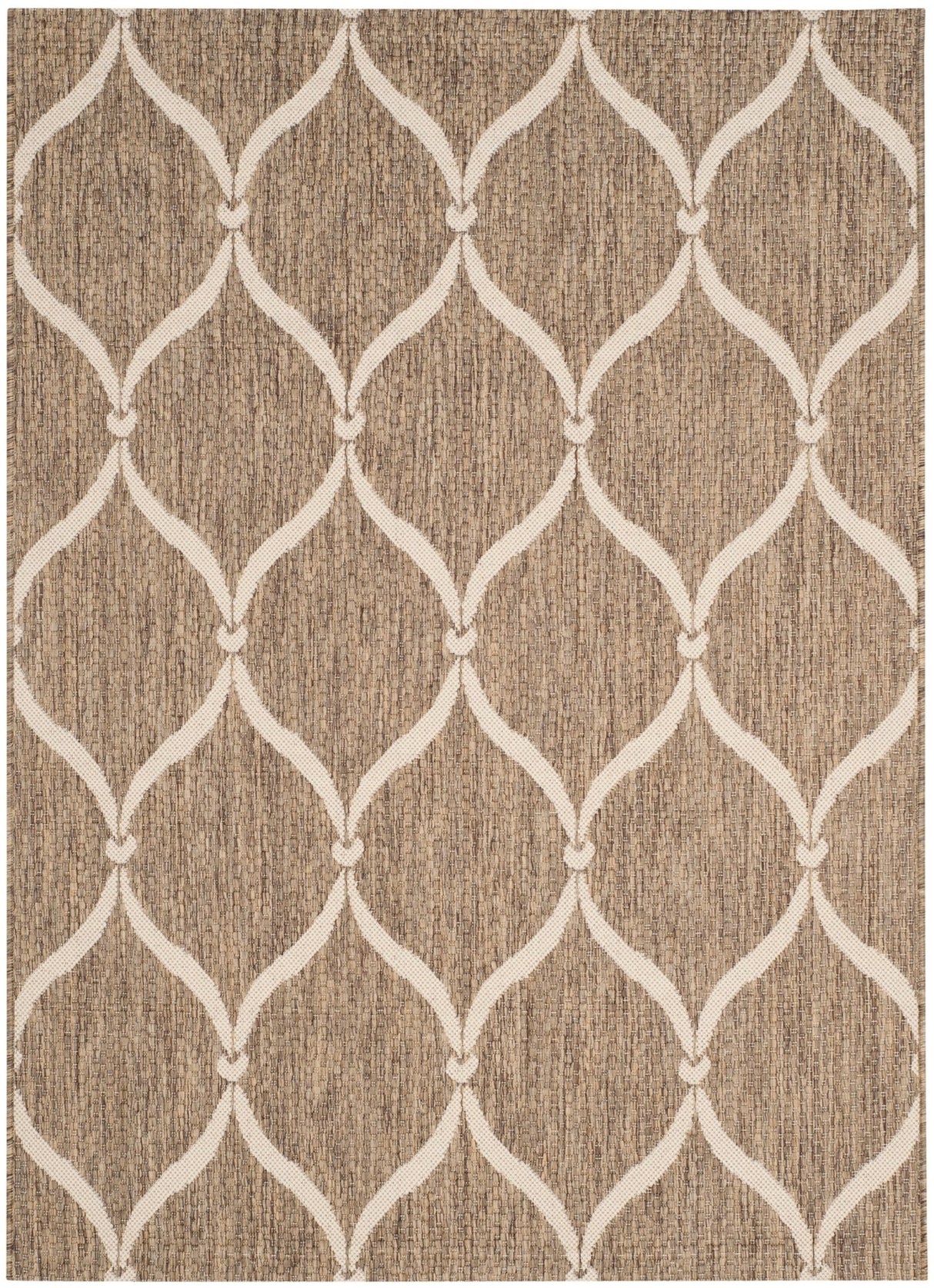 Safavieh Courtyard Cy6654 - 232 Brown/Beige Rug - Safavieh - cy6654 - 232 - 7r