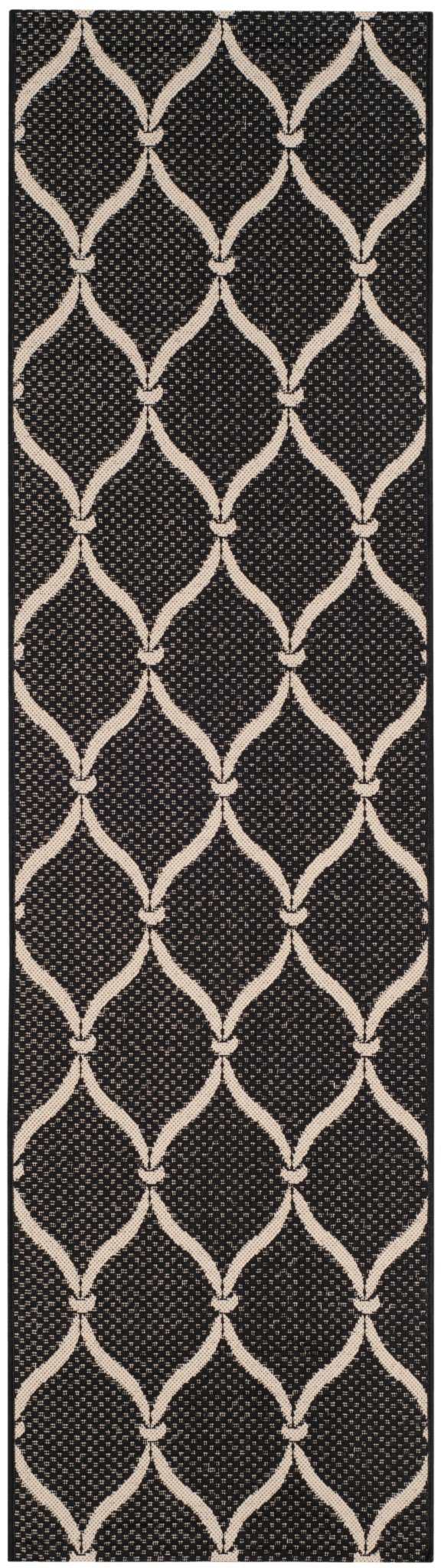 Safavieh Courtyard Cy6654 - 256 Black/Beige Rug - Safavieh - cy6654 - 256 - 28
